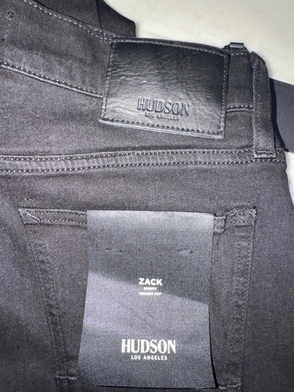 Hudson Jeans Zack Skinny Fit - Black